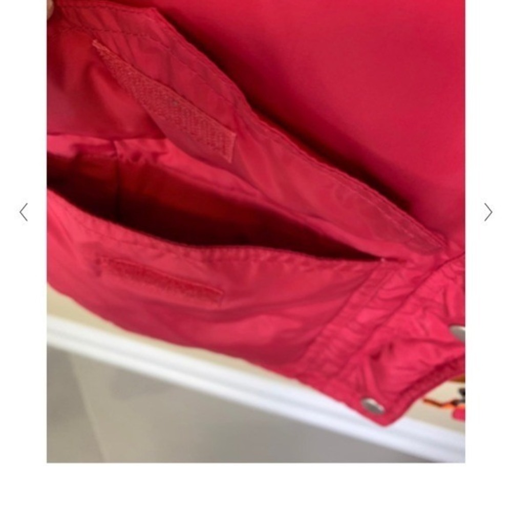 J.Crew Quilted Puffer Vest Bright Pink Orange Lined Snap Front Pockets Size M - Picture 10 of 12